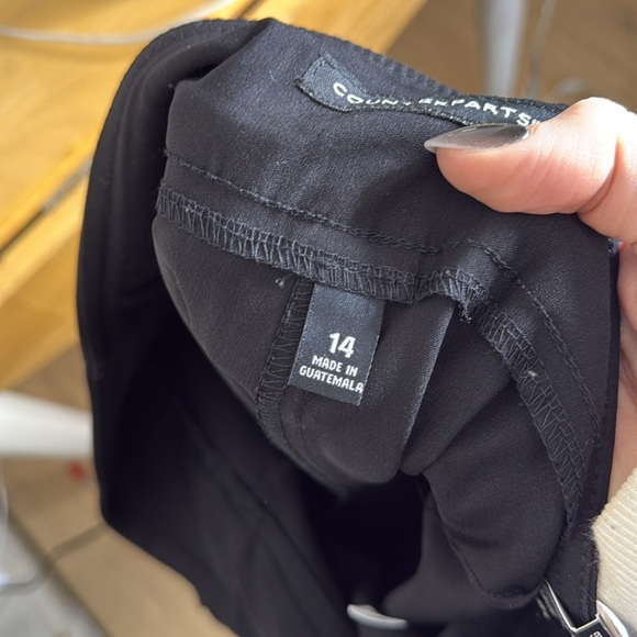 Counterparts Luxe Stretch Black Basic Trouser Pants Size 14 NEW! - Picture 6 of 7